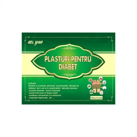 Plasturi pentru diabet NATURALIA DIET, 16 bucati