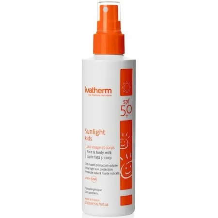 IVATHERM SUN LAPTE SPF50+ SPRAY COPII  200ML