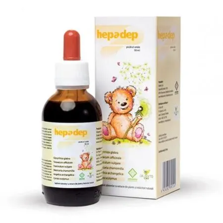 Picaturi orale Hepadep, 50 ml, Dr. Phyto