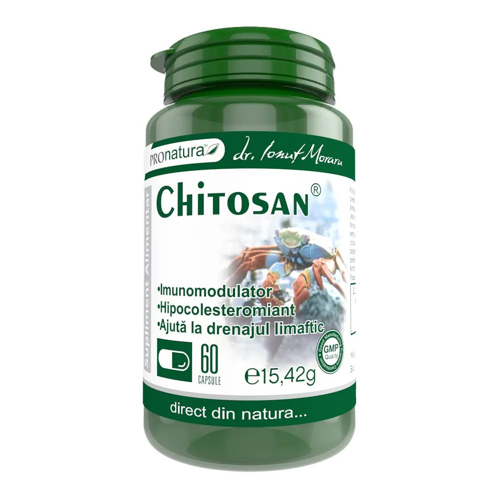 Chitosan, 60 capsule, Pro Natura