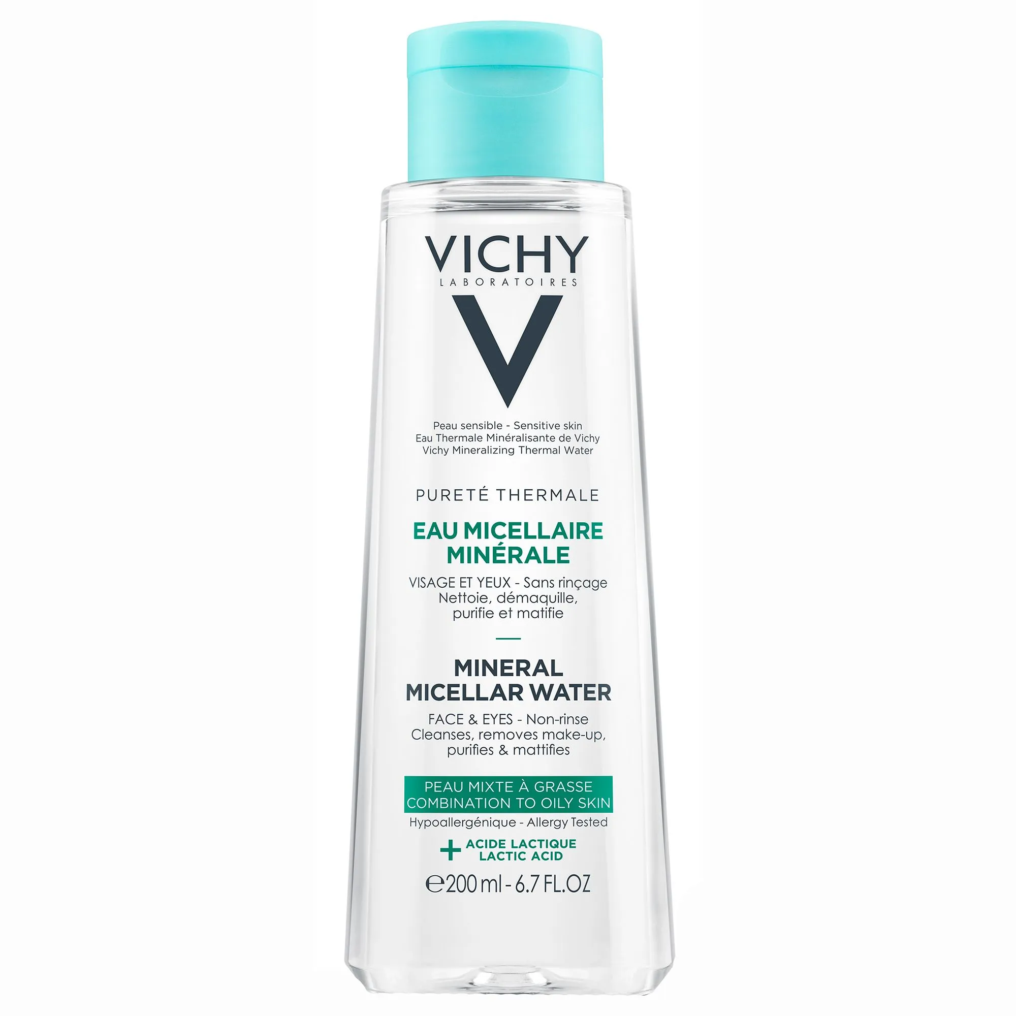 VICHY PURETE THERMALE SOLUTIE MICELARA  DEMACHIANTA TEN GRAS X 200ML   VICHY