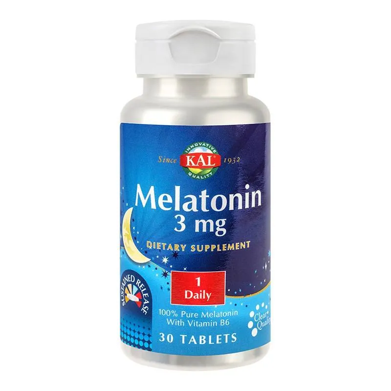 SECOM Melatonin 3 mg, 30 comprimate, Kal