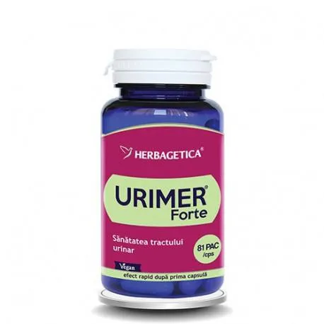 HERBAGETICA Urimer Forte, 10 capsule