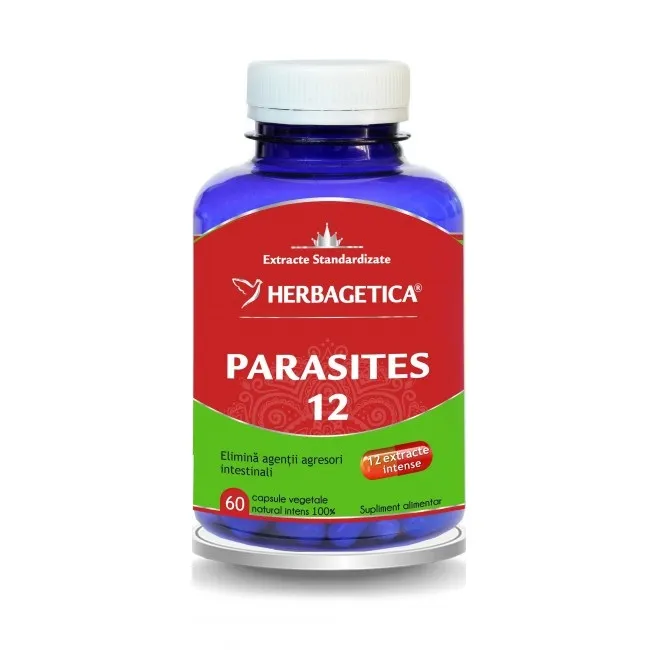 HERBAGETICA Parasites x 60cps + 60cps - 50% cadou