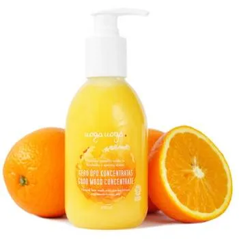 Gel de curatare facial cu uleiuri de catina si portocale dulci Bio, 250ml, Uoga Uoga