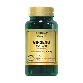 Ginseng Corean 1000mg, 60 tablete, Cosmopharm