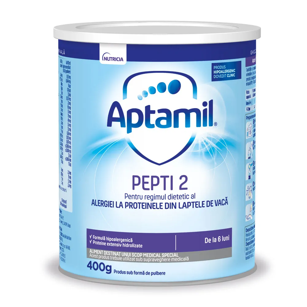 Lapte Praf Aptamil Pepti 2 x 400g 6-12 luni