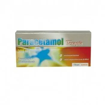 Paracetamol 500 mg, 20 comprimate, Terapia