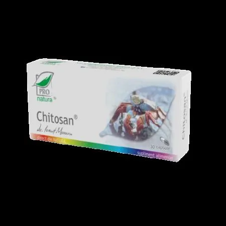 Chitosan, 30 capsule, Pro Natura