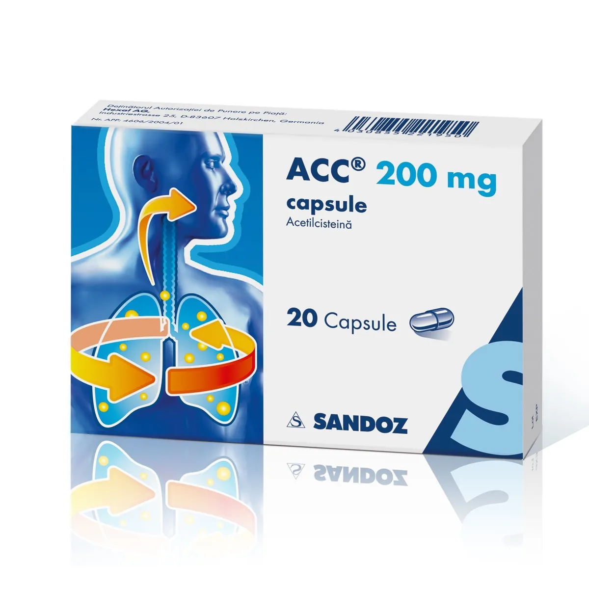 ACC 200 mg CAPSULE x 20