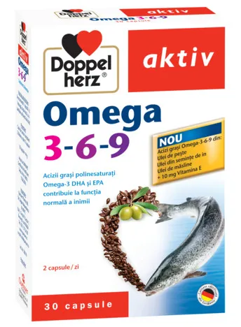 DOPPELHERZ AKTIV OMEGA 3-6-9 *30 CPS