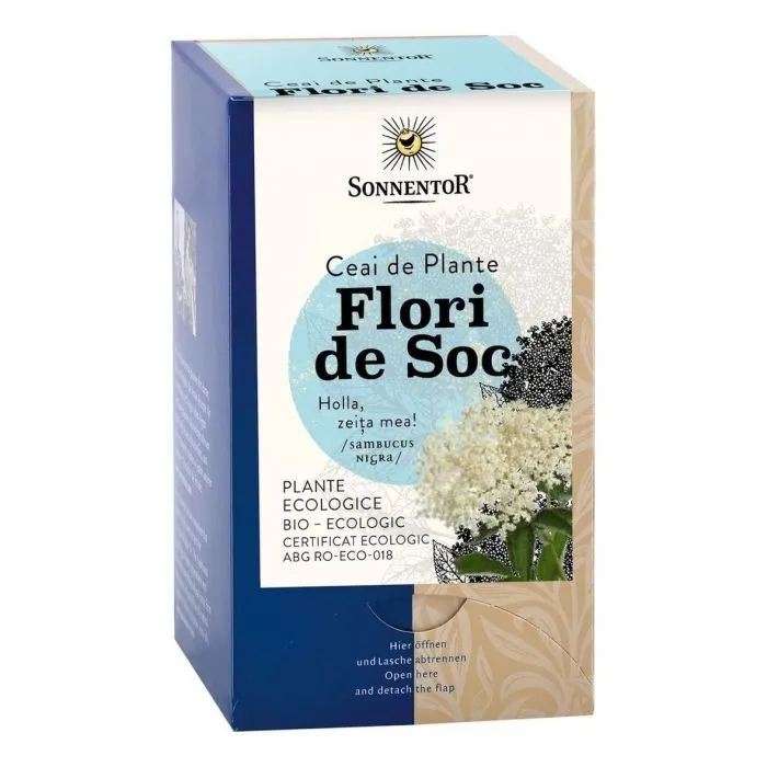 SONNENTOR CEAI ECO FLORI DE SOC 18PLICURI