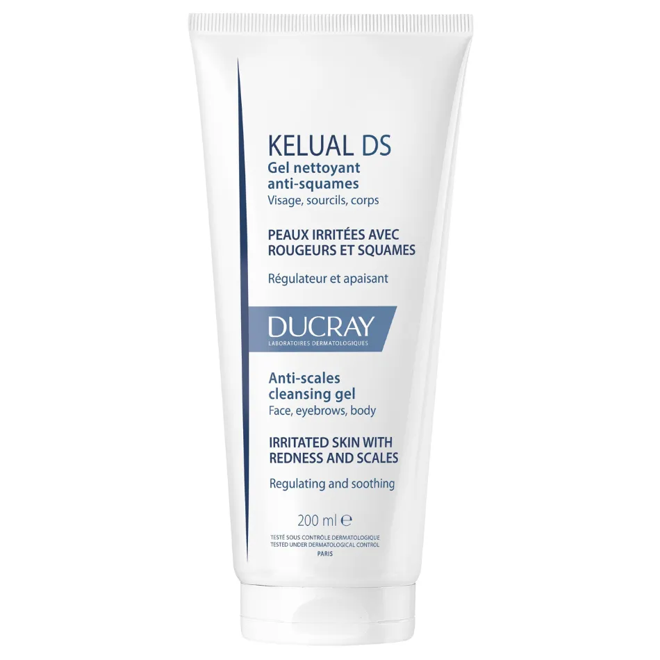 Gel spumant anti-scuame Kelual DS, 200 ml, Ducray