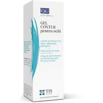 Gel pentru conturul ochilor NutriTIS Q4U, 20ml, Tis Farmaceutic