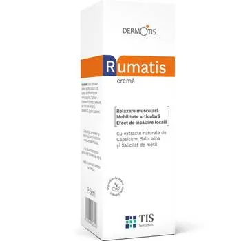 Rumatis crema cu efect revulsiv si antiinflamator, 50ml, Tis Farmaceutic