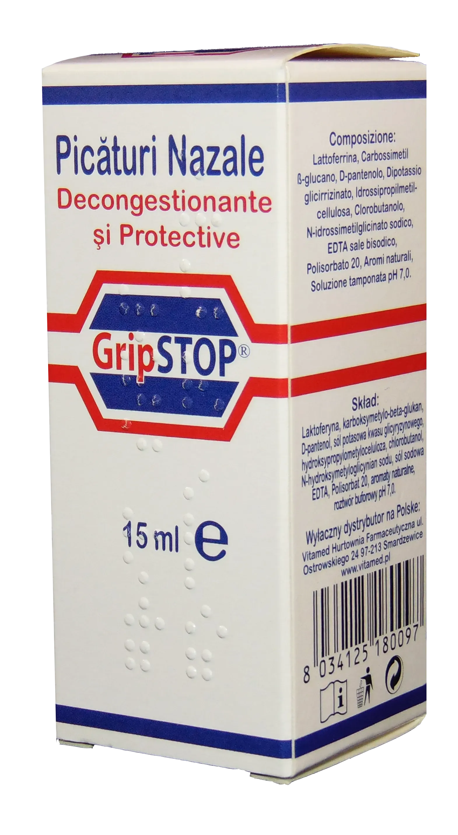 GripStop picaturi nazale solutie x 15ml