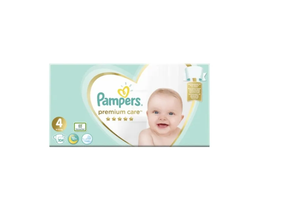 PAMPERS PREMIUM CARE 9-14KG SCUTECE 104 BUCATI MARIMEA 4