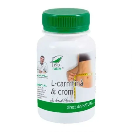 L-Carnitina&Crom, 60 capsule, Pro Natura