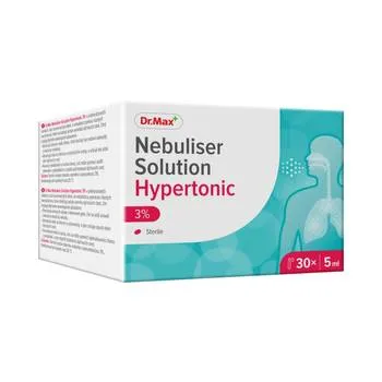 Dr. Max Solutie hipertonica 3% pentru nebulizare, 5ml x 30 fiole