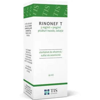 Rinonef-T picaturi nazale, 10ml, Tis Farmaceutic