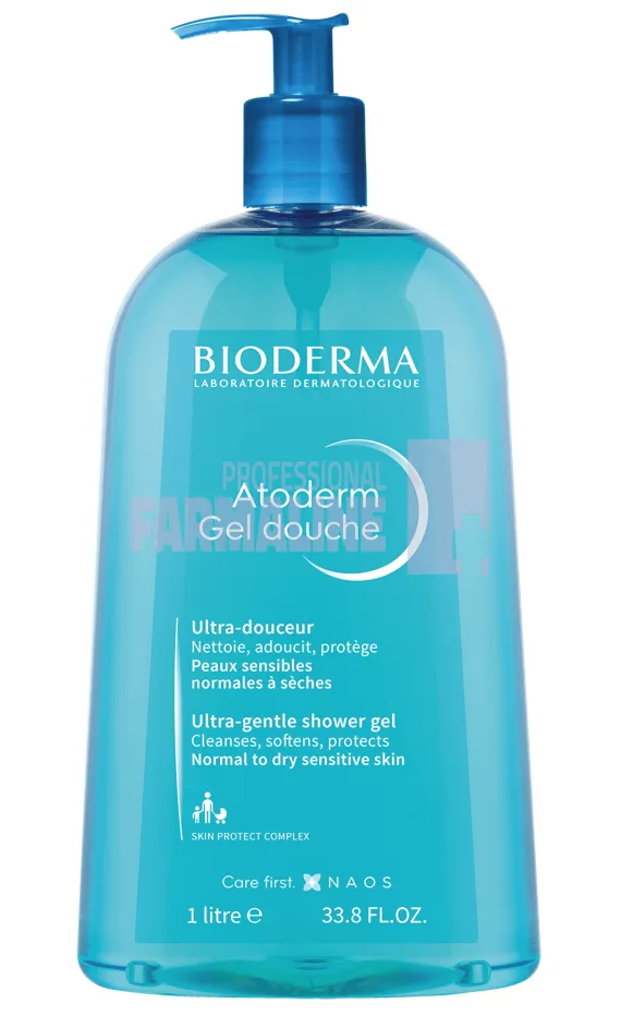 Bioderma Atoderm Gel de dus piele uscata/sensibila 1000 ml