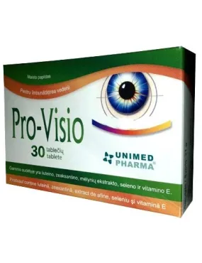 Pro-Visio, 30 tablete, Unimed Pharma