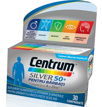 CENTRUM SILVER 50+ BARBATI X 30 CPR CPR  WYETH WHITEHALL EXPORT GMBH