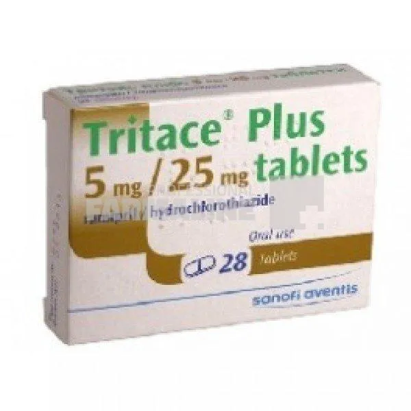 TRITACE 5 PLUS X 28 COMPR. 5mg/25mg SANOFI ROMANIA S.R.L