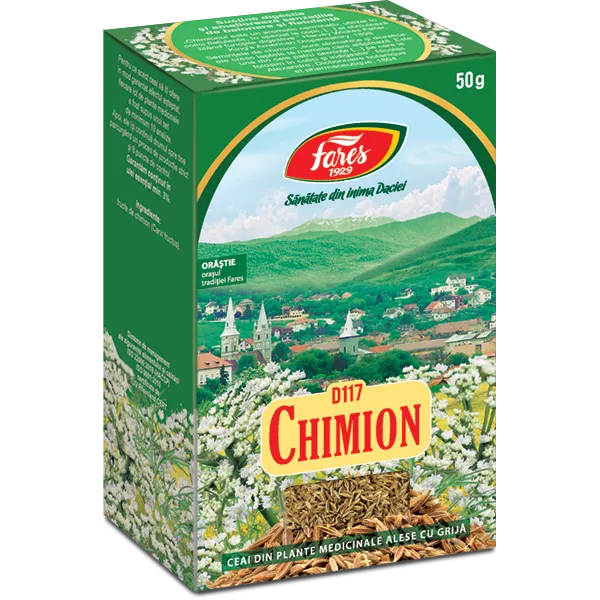 Ceai Chimion fructe, D117, 50 g, Fares