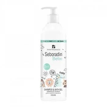 Sampon si gel de dus 2 in 1 Bebe, 500ml, Seboradin