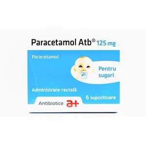 Paracetamol 125mg x 6 supozitoare