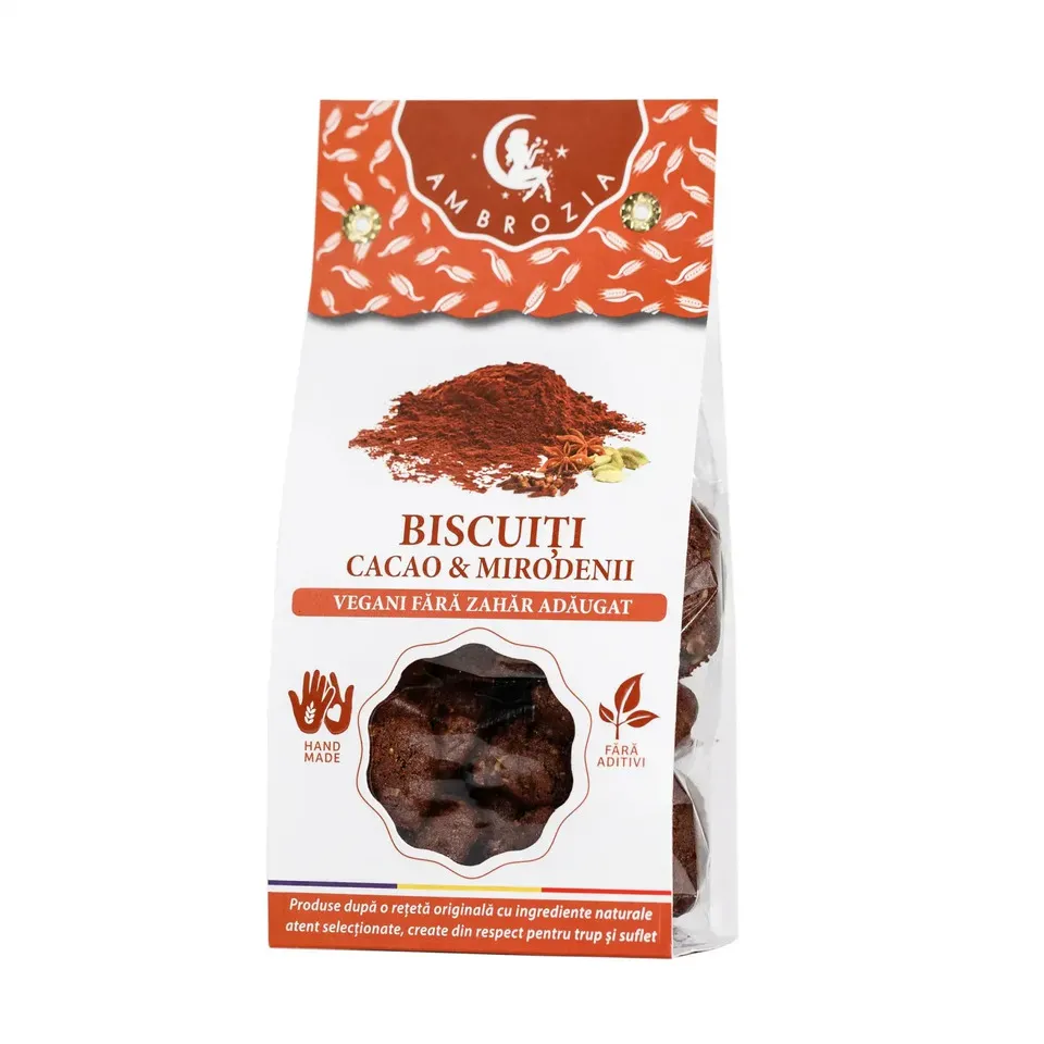 Biscuiti cacao&mirodenii x 150 gr (ambrozia)