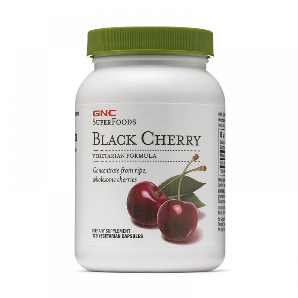 Concentrat de cirese negre (120 capsule), GNC SuperFoods