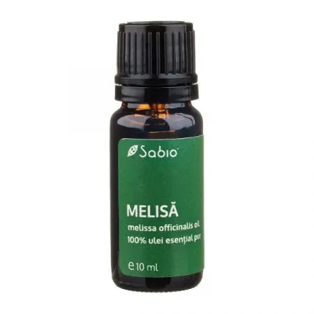 Ulei 100% pur esential Melisa, 10 ml, Sabio