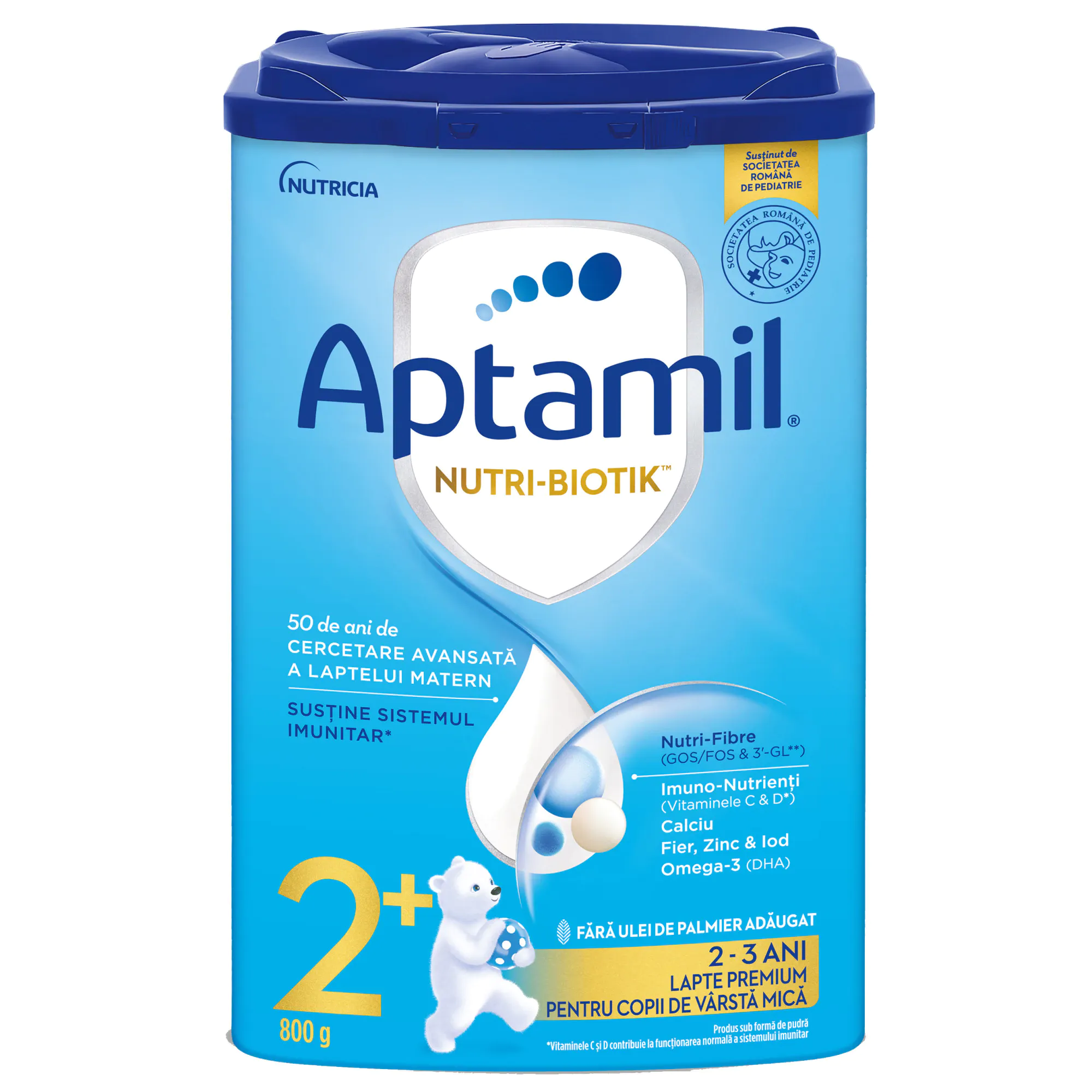 Lapte praf Aptamil Junior 2+, 800g, Nutricia