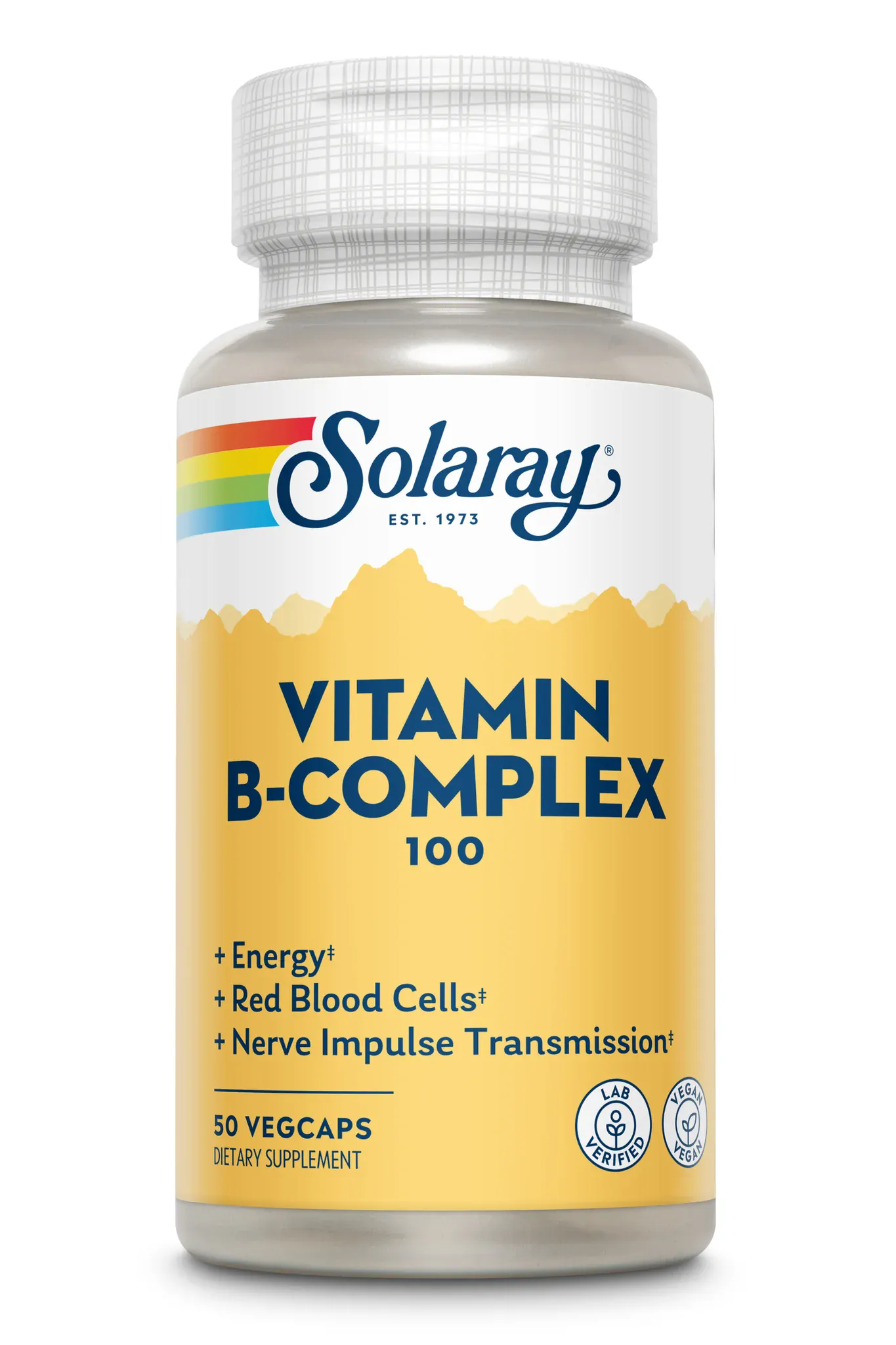 Secom B-Complex 100mg x 50 capsule-Solaray