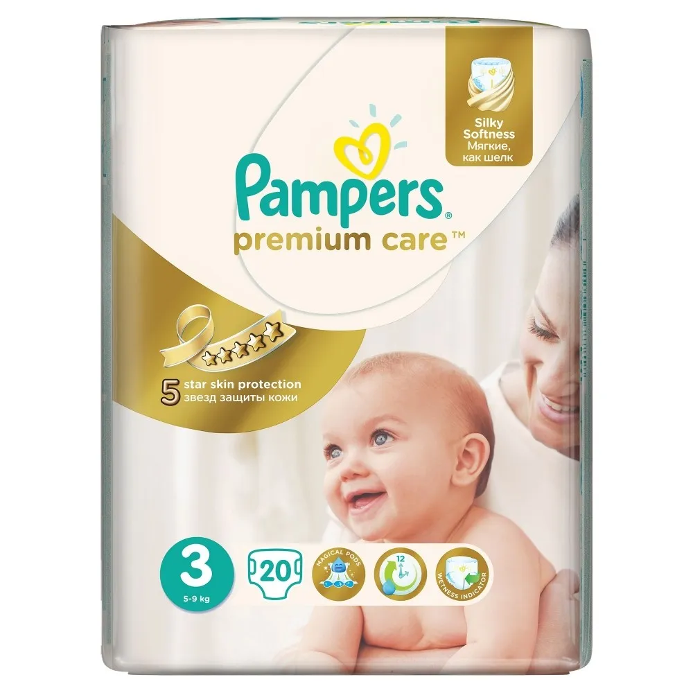 PAMPERS 3 Premium Care x 20 SP