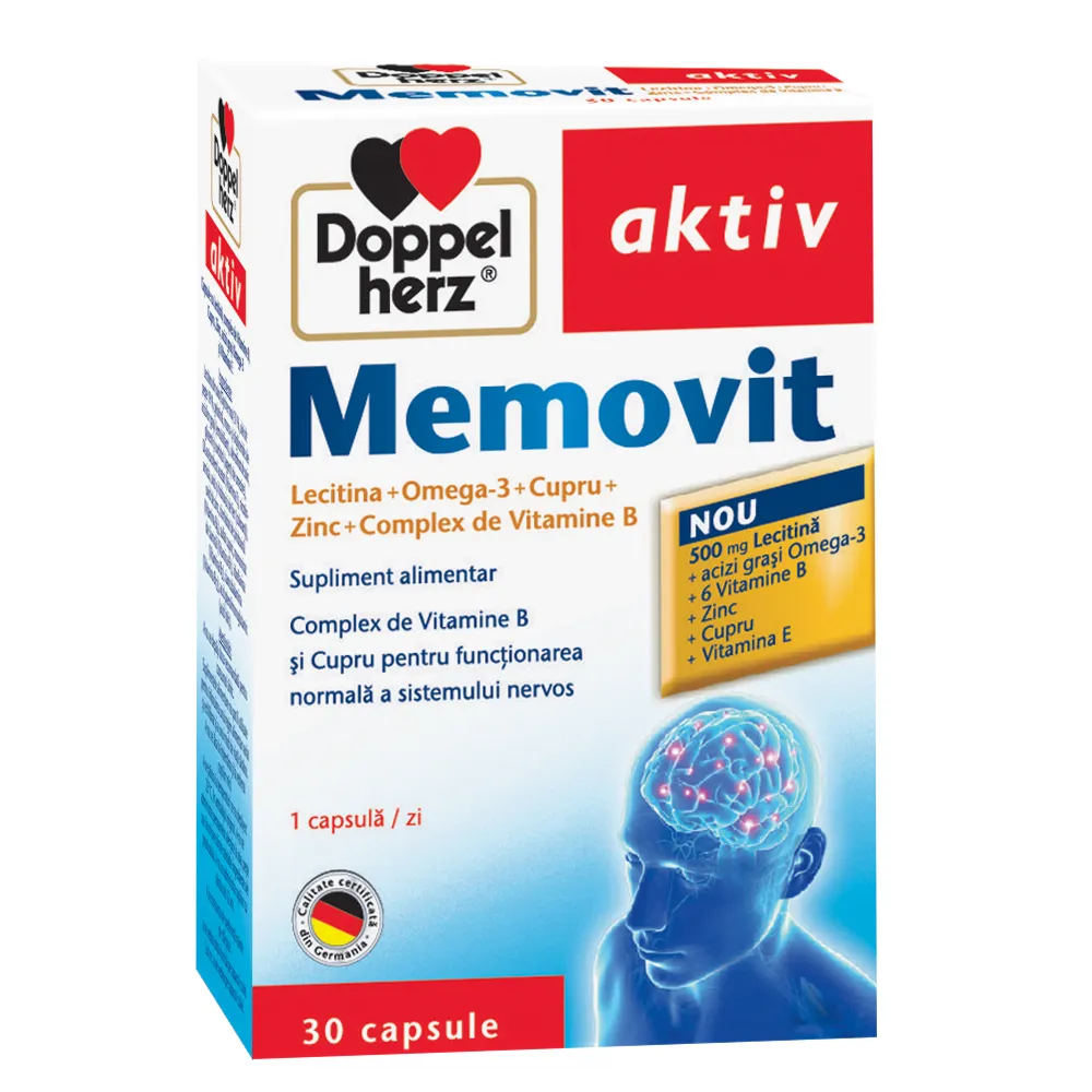 DOPPELHERZ Memovit x 30 capsule