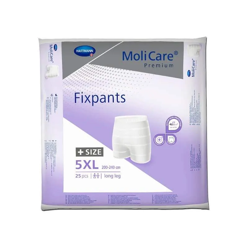 HARTMANN MOLICARE PREMIUM FIXPANTS MODEL LUNG 5 XL X 25BUC