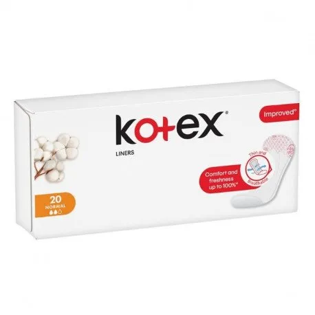 Kotex Absorbante zilnice Normal Liners, 20 bucati