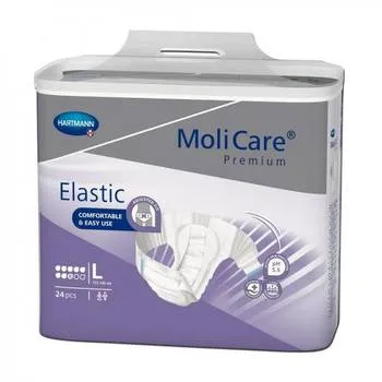 Slip pentru incontinenta marimea L Molicare Premium Elastic , 24 bucati, Hartmann