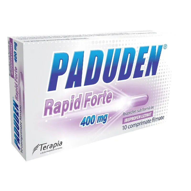 PADUDEN RAPID FORTE 400 mg x 10 COMPR. FILM. 400mg TERAPIA SA