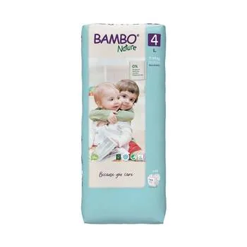 Scutece Ecolabel Tall Nr. 4 pentru 7-14 kg, 48 bucati, Bambo Nature