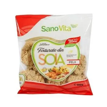 Felii texturate din soia, 100g, SanoVita