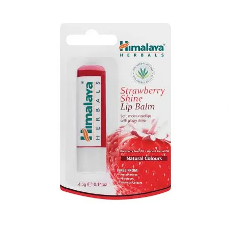 Balsam de buze cu capsuni, 4.5 g, Himalaya