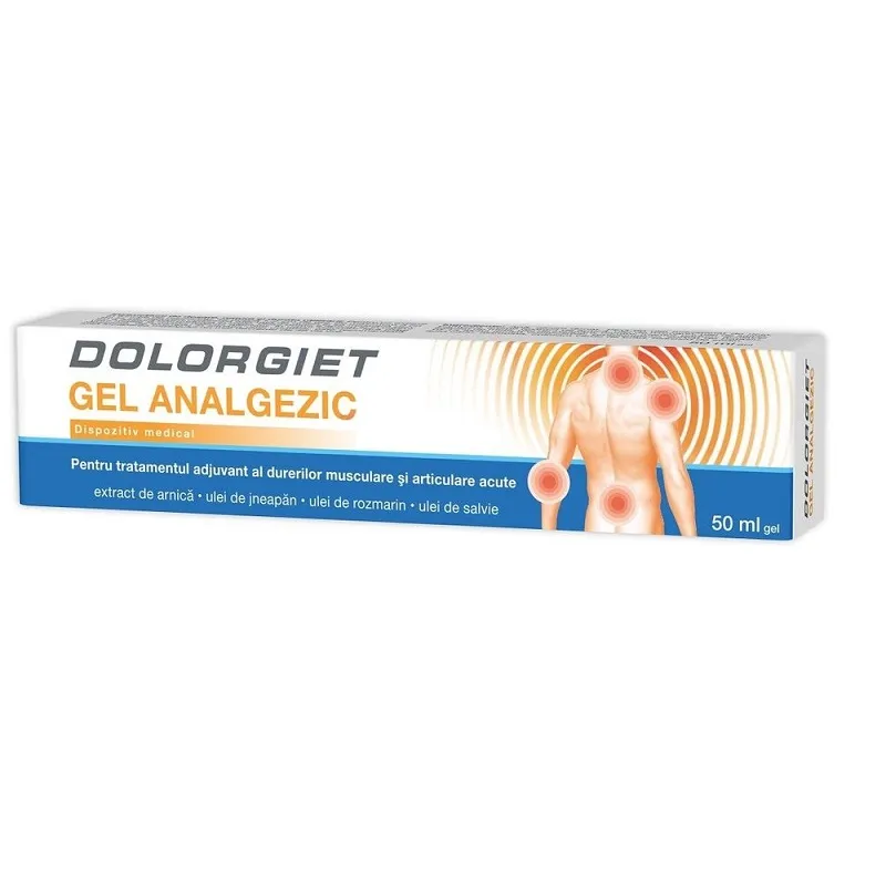 Gel analgezic Dolorgiet, 50 ml, Zdrovit