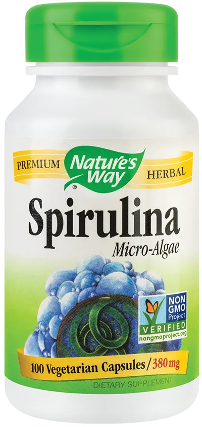 Secom Spirulina 380mg x 100 capsule Natures Way