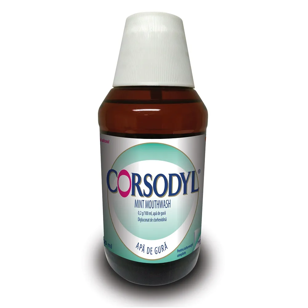 Corsodyl Mint apa de gura 0,2% x 300ml