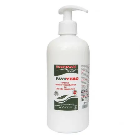 Crema contra vergeturilor Faviverg, 500 ml, Favisan