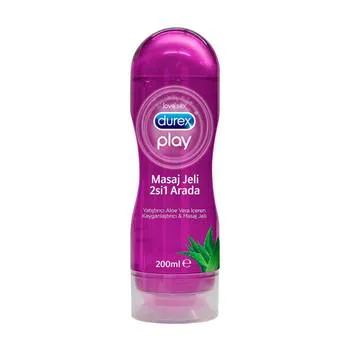 Gel lubrifiant pentru masaj 2 in 1 cu aloe vera, 200ml, Durex